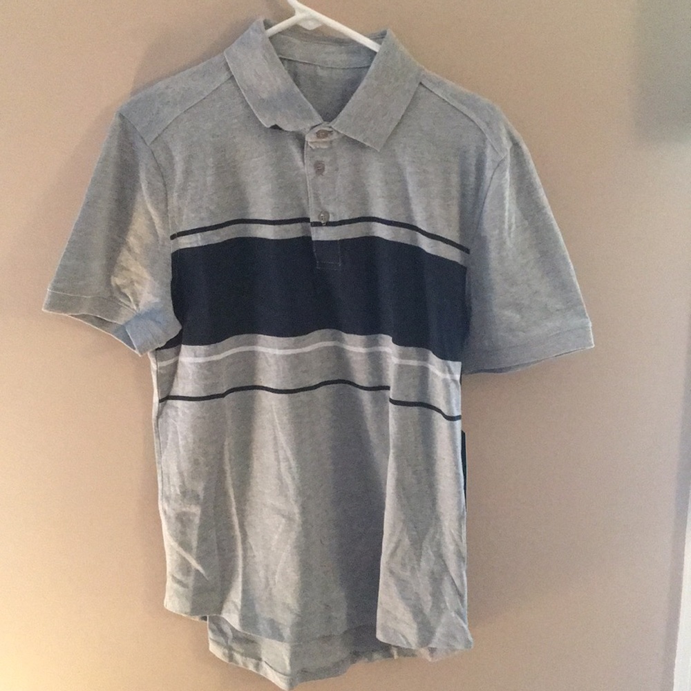 New with tags. Five Four Gray Medium Polo